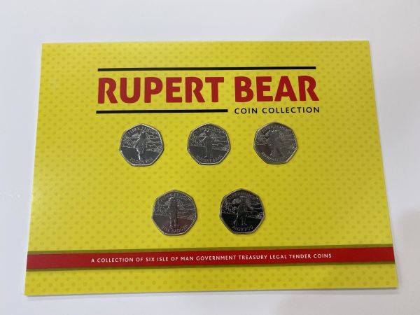 Rupert Bear 50p Coin Set